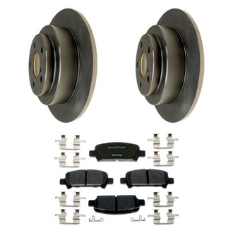 Raybestos® BNDL-1269-31017383 - R-Line™ Plain Rear Brake Kit with Ceramic Pads