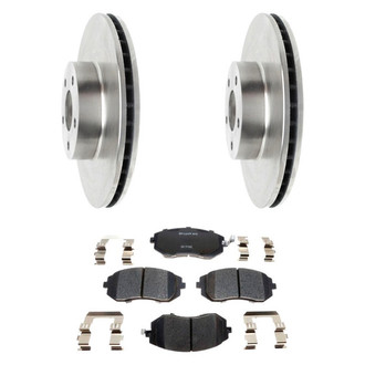 Raybestos® - R-Line™ Plain Front Brake Kit with Ceramic Pads