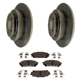Raybestos® - R-Line™ Plain Rear Brake Kit with Ceramic Pads