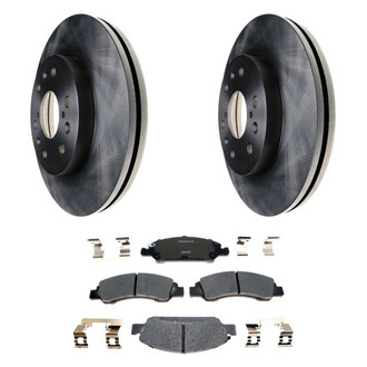 Raybestos® - R-Line™ Plain Front Brake Kit with Ceramic Pads