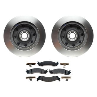 Raybestos® - R-Line™ Plain Front Brake Kit with Semi-Metallic Pads
