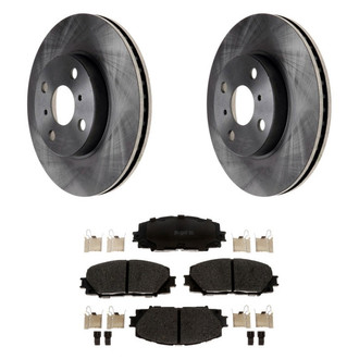 Raybestos® - R-Line™ Plain Front Brake Kit with Ceramic Pads