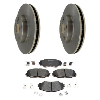 Raybestos® - R-Line™ Plain Front Brake Kit with Ceramic Pads