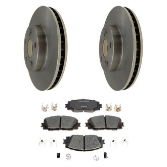 Raybestos® - R-Line™ Plain Front Brake Kit with Ceramic Pads