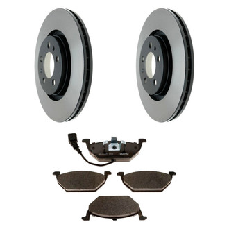 Raybestos® - R-Line™ Plain Front Brake Kit with Ceramic Pads