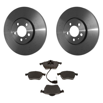 Raybestos® - R-Line™ 1-Piece Brake Kit with Semi-Metallic Brake Pads
