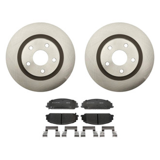 Raybestos® - R-Line™ Plain Front Brake Kit with Ceramic Pads