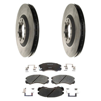 Raybestos® - R-Line™ 1-Piece Brake Kit with Ceramic Brake Pads