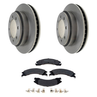Raybestos® BNDL-1269-31017602 - R-Line™ Plain Rear Brake Kit with Semi-Metallic Pads