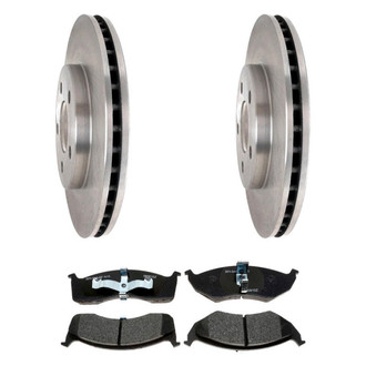 Raybestos® - R-Line™ 1-Piece Brake Kit with Semi-Metallic Brake Pads