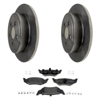 Raybestos® - R-Line™ Rear Brake Kit with Semi-Metallic Pads