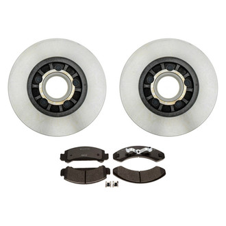 Raybestos® - R-Line™ Plain Front Brake Kit with Ceramic Pads