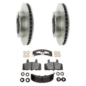 Raybestos® - R-Line™ Plain Front Brake Kit with Semi-Metallic Pads