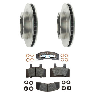 Raybestos® - R-Line™ Plain Front Brake Kit with Semi-Metallic Pads