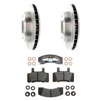 Raybestos® - R-Line™ Plain Front Brake Kit with Semi-Metallic Pads