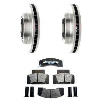 Raybestos® - R-Line™ Plain Front Brake Kit with Semi-Metallic Pads