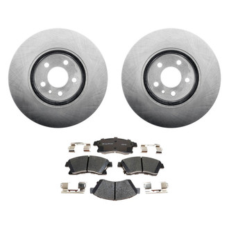 Raybestos® - R-Line™ Plain Front Brake Kit with Ceramic Pads