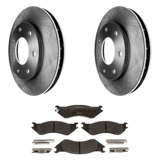 Raybestos® - R-Line™ Plain Front Brake Kit with Ceramic Pads
