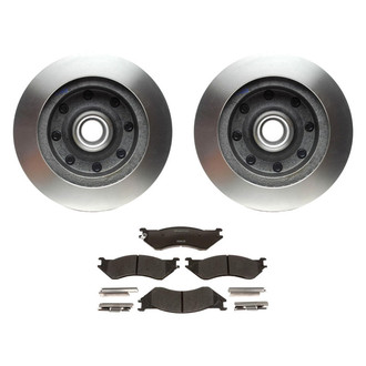 Raybestos® - R-Line™ Plain Front Brake Kit with Ceramic Pads