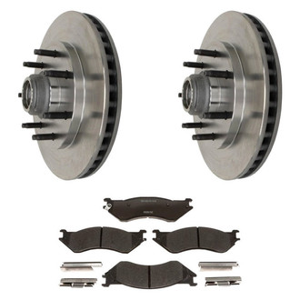 Raybestos® - R-Line™ Plain Front Brake Kit with Ceramic Pads
