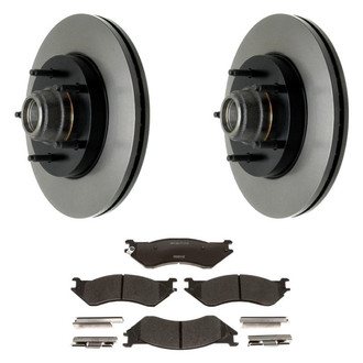Raybestos® - R-Line™ Plain Brake Kit with Ceramic Pads