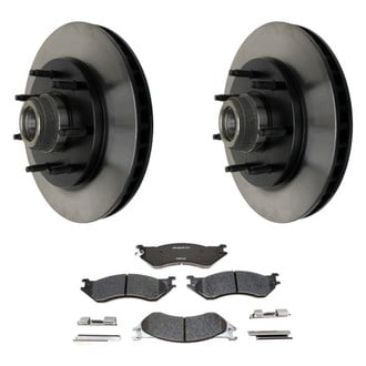 Raybestos® - R-Line™ Plain Front Brake Kit with Semi-Metallic Pads