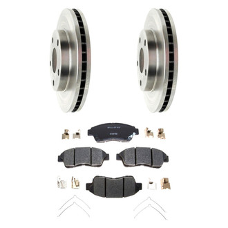 Raybestos® - R-Line™ Plain Front Brake Kit with Ceramic Pads