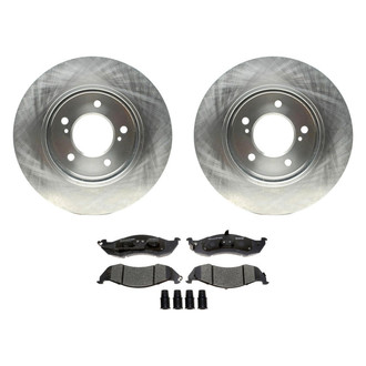 Raybestos® - R-Line™ Plain Front Brake Kit with Ceramic Pads