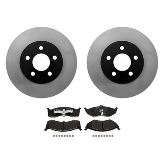 Raybestos® - R-Line™ 1-Piece Brake Kit with Semi-Metallic Brake Pads