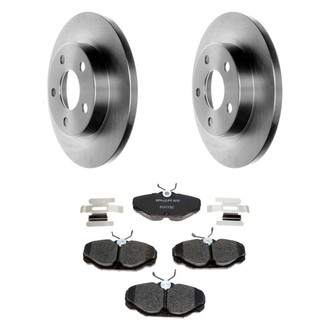 Raybestos® - R-Line™ Plain Rear Brake Kit with Ceramic Pads