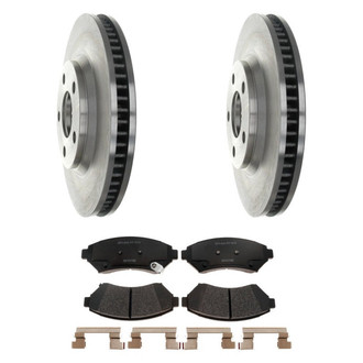 Raybestos® - R-Line™ Plain Front Brake Kit with Semi-Metallic Pads