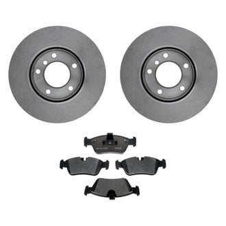 Raybestos® - R-Line™ Plain Front Brake Kit with Semi-Metallic Pads