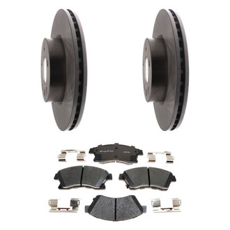Raybestos® - R-Line™ Plain Front Brake Kit with Ceramic Pads