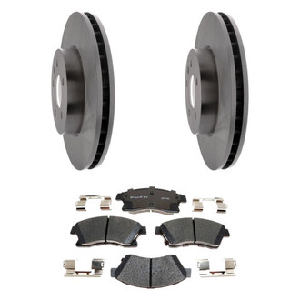Raybestos® - R-Line™ Plain Front Brake Kit with Ceramic Pads