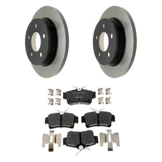 Raybestos® - R-Line™ Plain Rear Brake Kit with Ceramic Pads