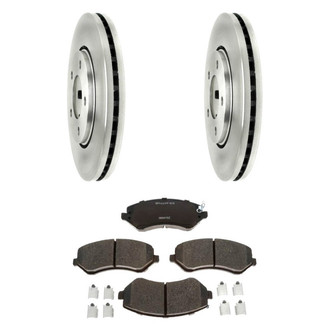 Raybestos® - R-Line™ Plain Front Brake Kit with Ceramic Pads