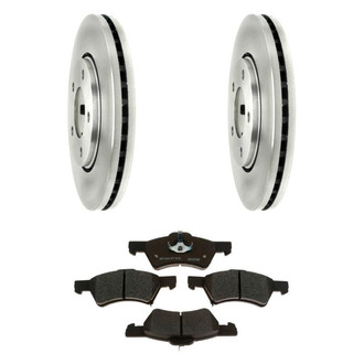 Raybestos® - R-Line™ Plain Front Brake Kit with Semi-Metallic Pads