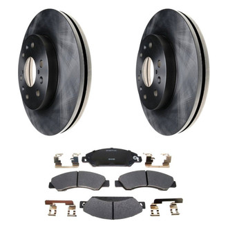 Raybestos® - R-Line™ Plain Front Brake Kit with Ceramic Pads