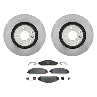 Raybestos® - R-Line™ Plain Front Brake Kit with Ceramic Pads