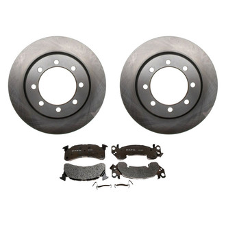 Raybestos® - R-Line™ Plain Front Brake Kit with Semi-Metallic Pads