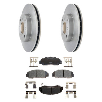 Raybestos® - R-Line™ Plain Front Brake Kit with Ceramic Pads
