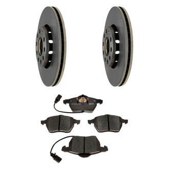 Raybestos® - R-Line™ Plain Brake Kit with Semi-Metallic Pads