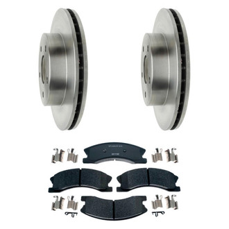 Raybestos® - R-Line™ Plain Front Brake Kit with Semi-Metallic Pads