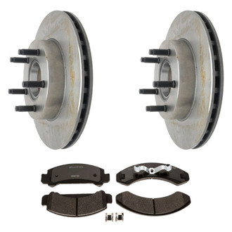 Raybestos® - R-Line™ Plain Front Brake Kit with Ceramic Pads