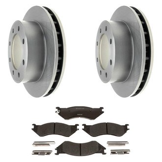 Raybestos® - R-Line™ Plain Front Brake Kit with Ceramic Pads