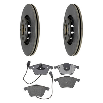 Raybestos® - R-Line™ Plain Front Brake Kit with Ceramic Pads