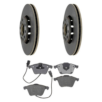 Raybestos® - R-Line™ Plain Front Brake Kit with Ceramic Pads