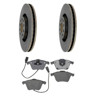 Raybestos® - R-Line™ Plain Front Brake Kit with Ceramic Pads