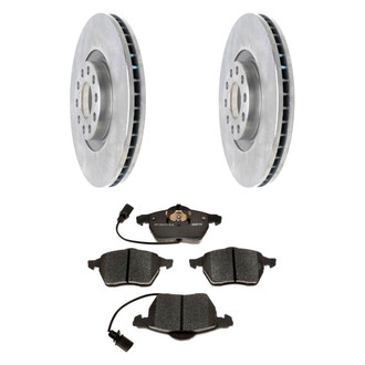 Raybestos® BNDL-1269-31018153 - R-Line™ Plain Front Brake Kit with Semi-Metallic Pads