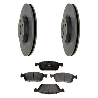 Raybestos® - R-Line™ Plain Front Brake Kit with Ceramic Pads